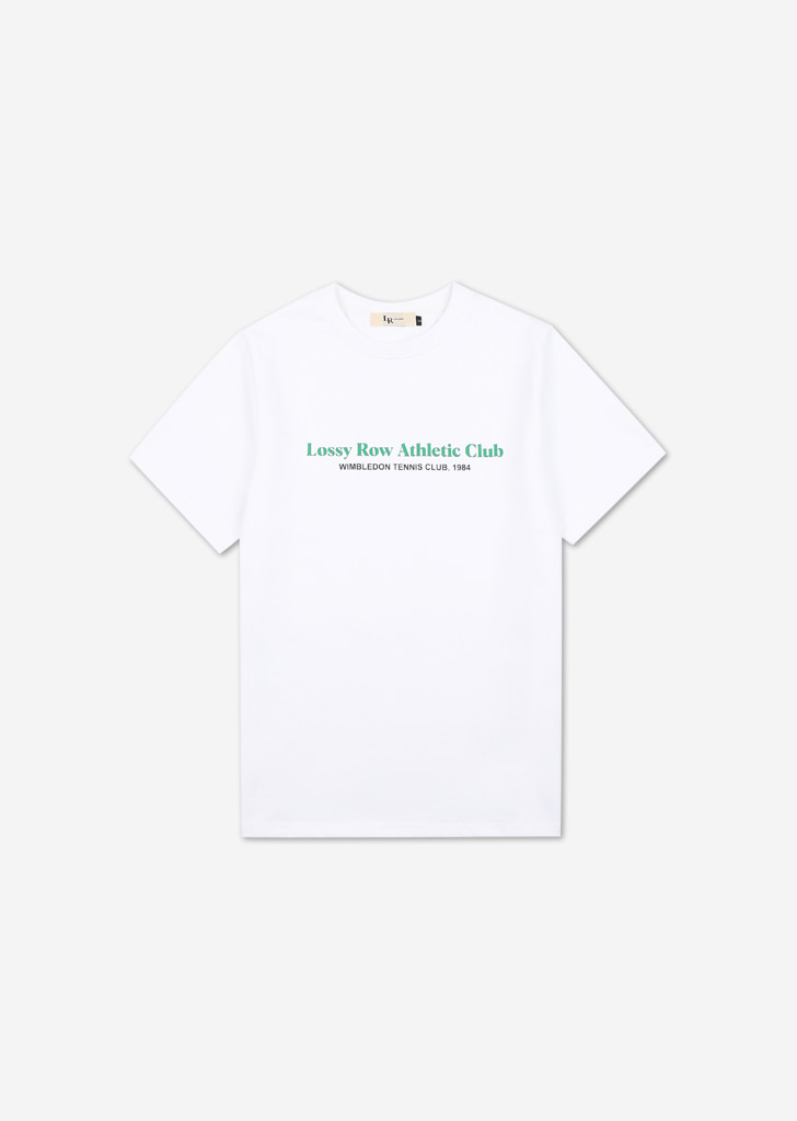 Wimbledon Half Sleeve T-Shirt [White]