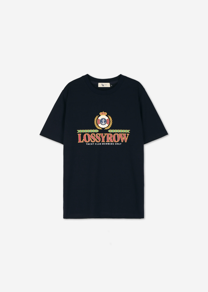 Laurel Half-Sleeve T-shirt [Navy]