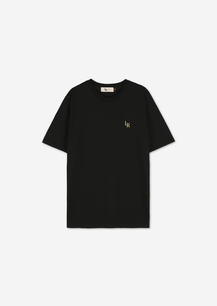 LR Logo Half-Sleeve T-shirt [Black]