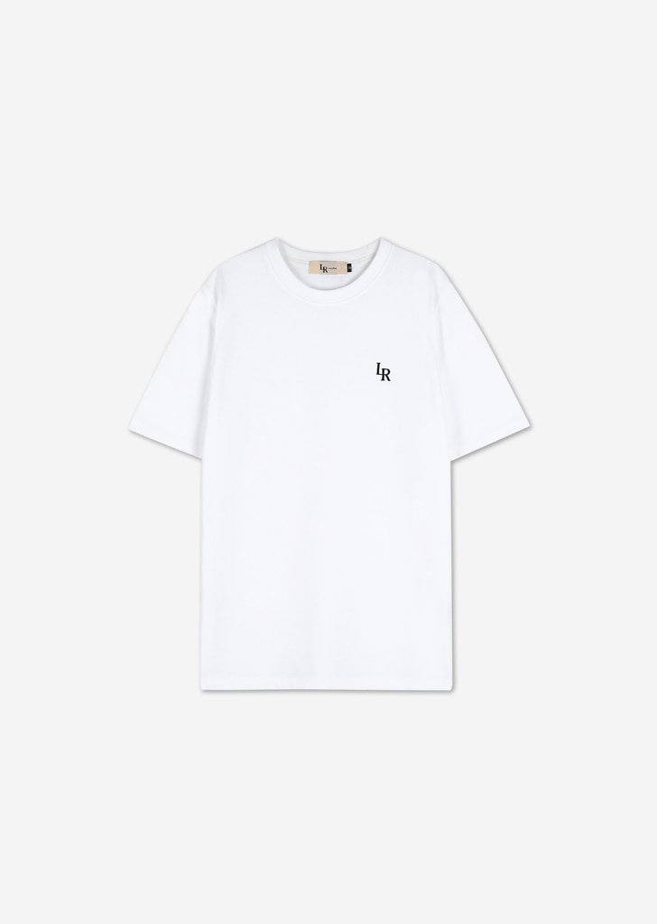 LR Logo Half-Sleeve T-shirt [White]