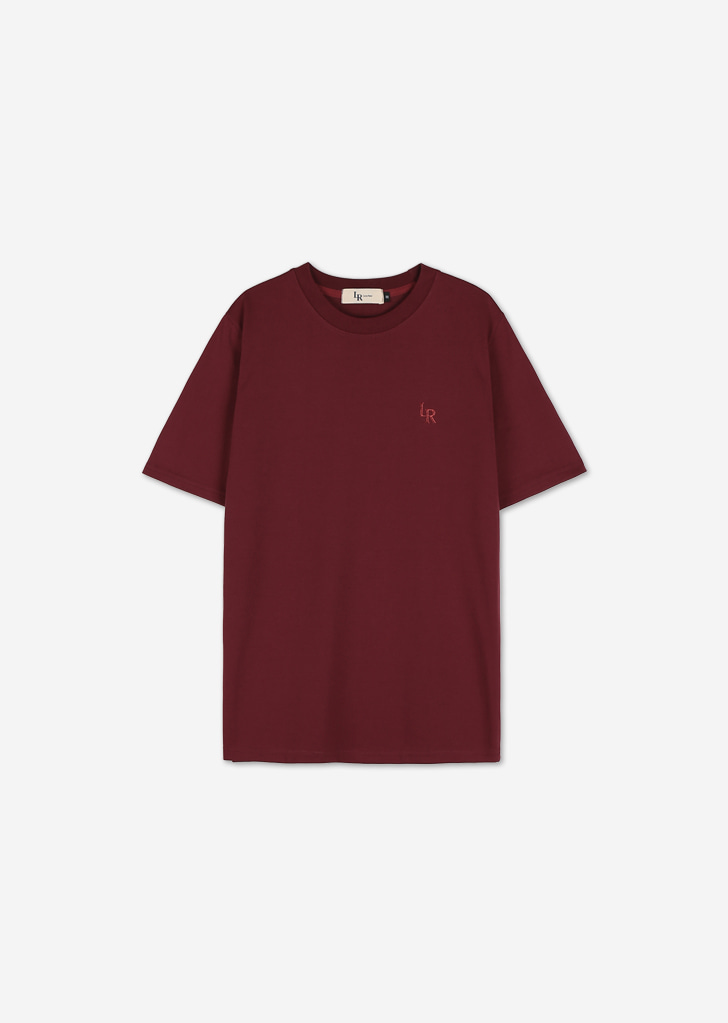 LR Logo Half-Sleeve T-shirt [Wine]