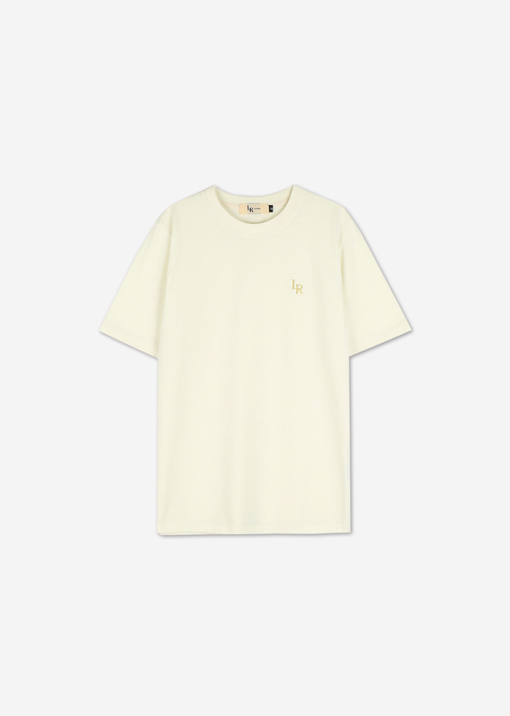 LR Logo Half-Sleeve T-shirt [Cream]