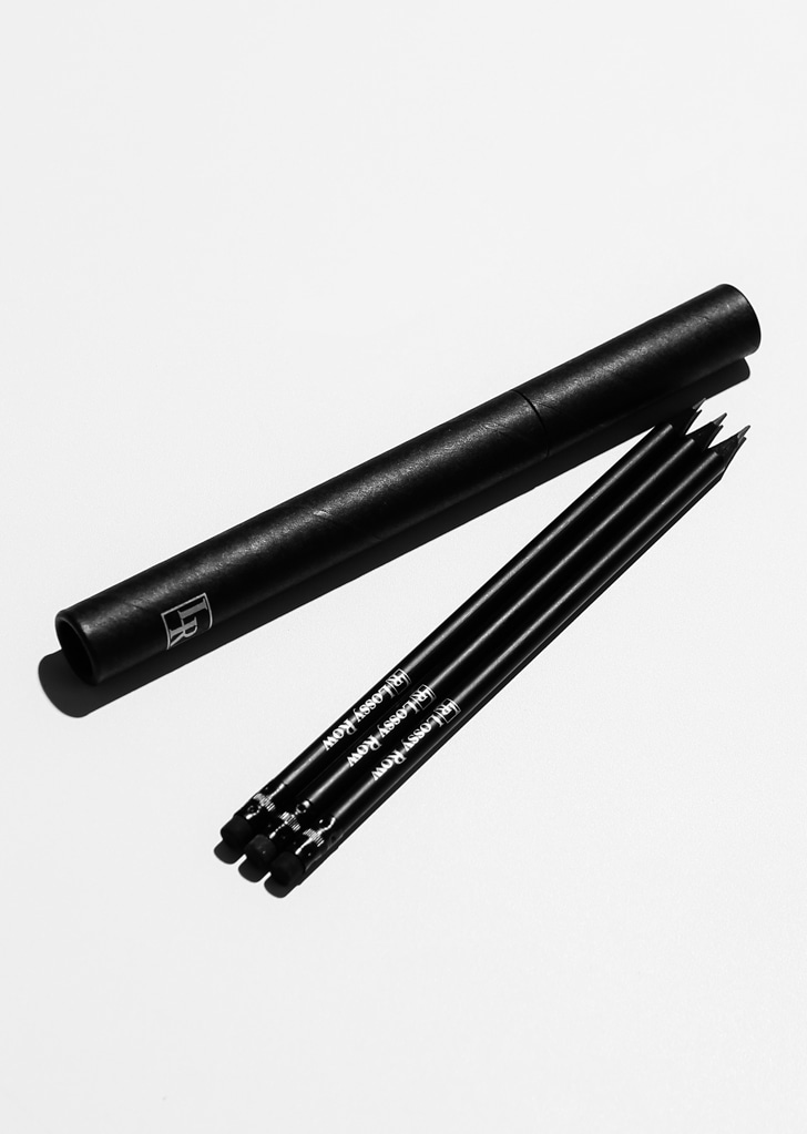 Lossy Row Signature Pencil 3-Pack [Black]