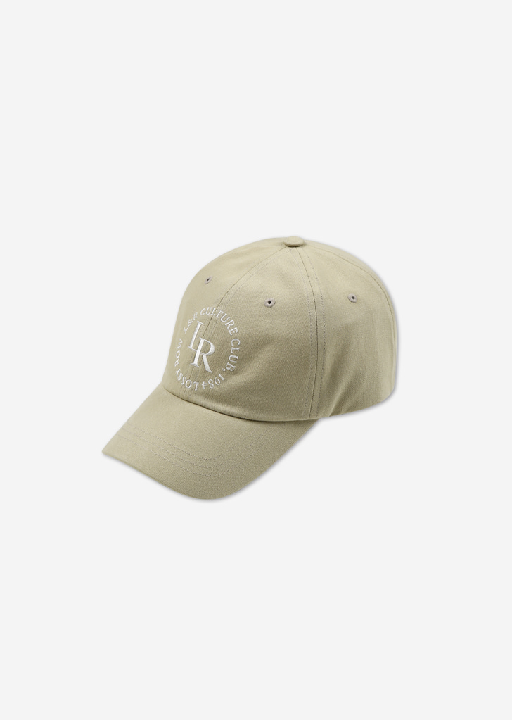 LR CIRCLE BALL CAP [Beige]