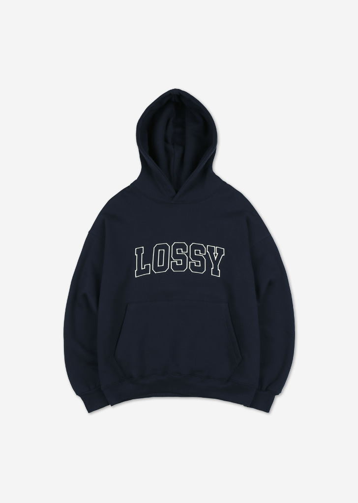 LOSSY LOGO HOODIE [Navy]