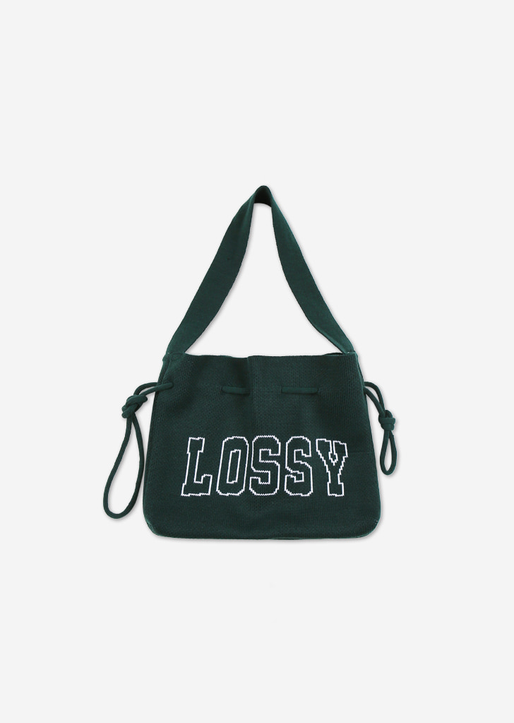 LOGO NET SHOULDER BAG [Green]