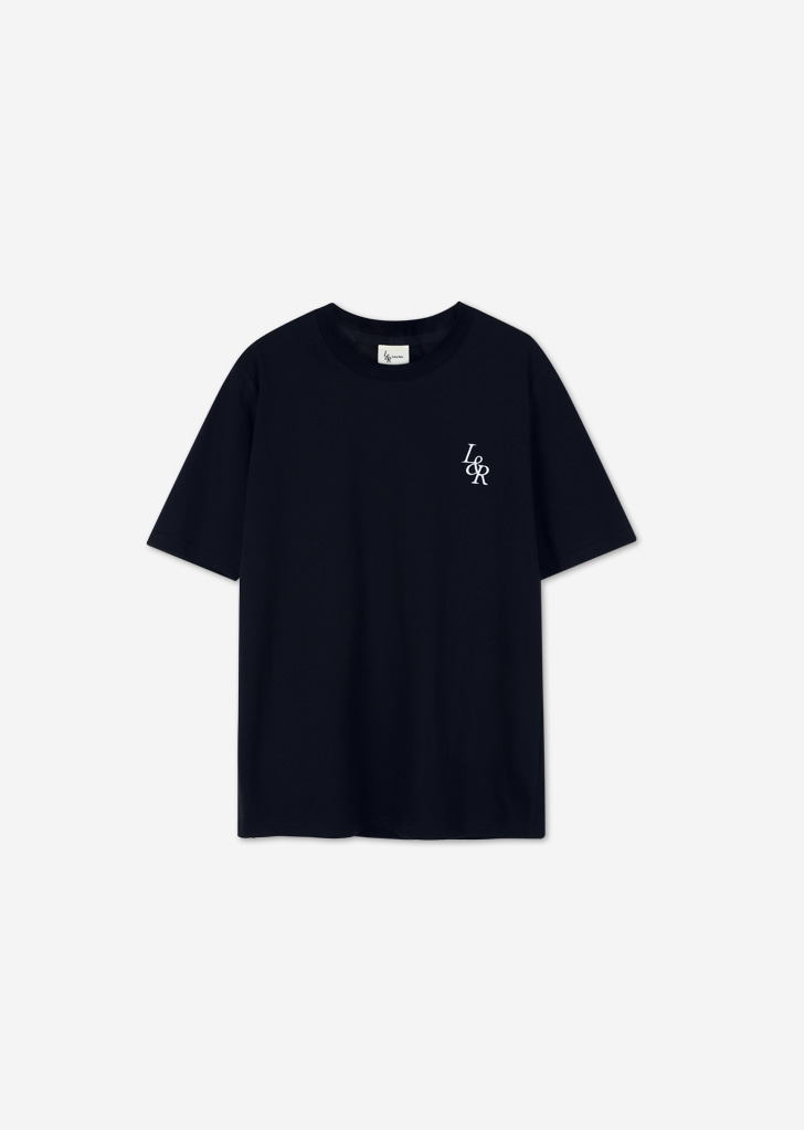 Signature Logo Half-Sleeve T-shirt [Navy]