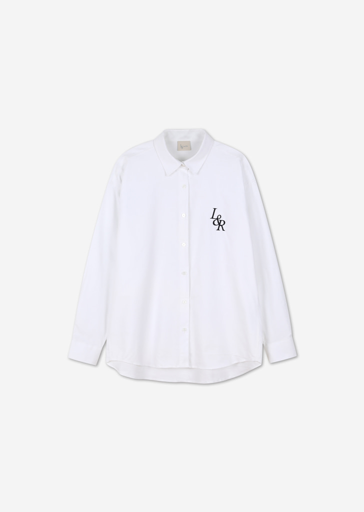 L&amp;R Logo Oxford Shirt [White]