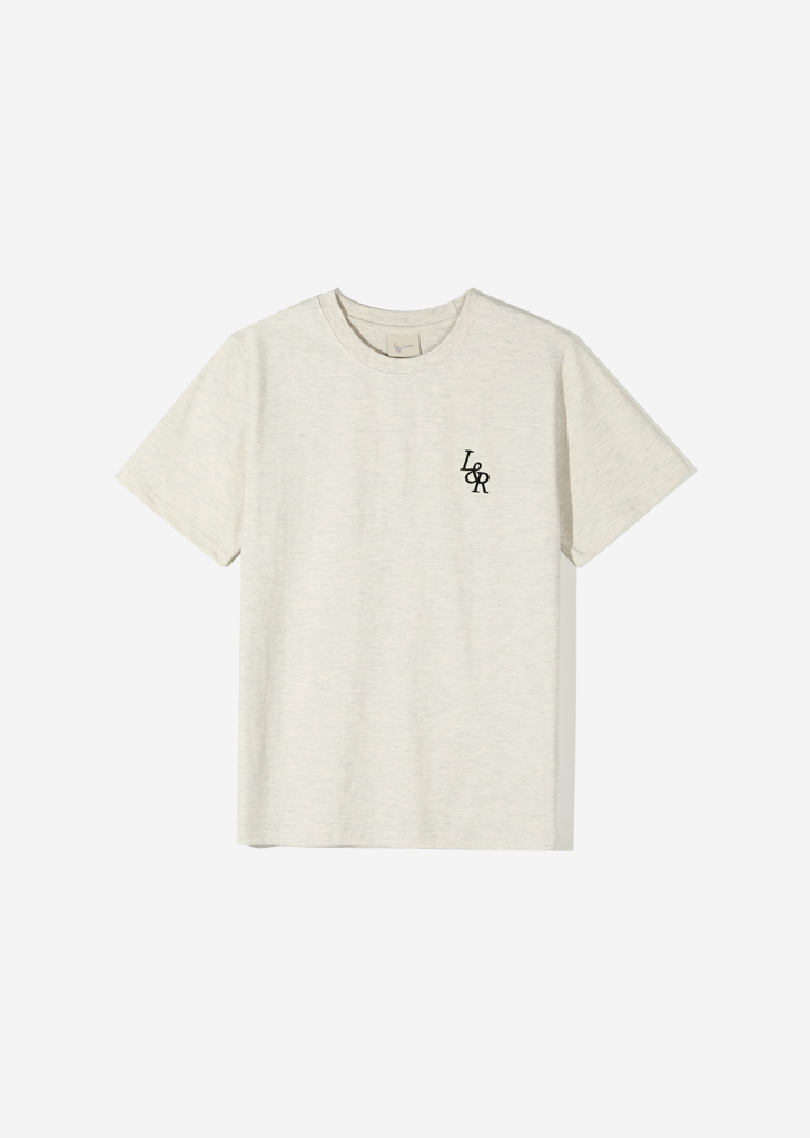 Signature Logo Half-Sleeve T-shirt [Oatmeal]