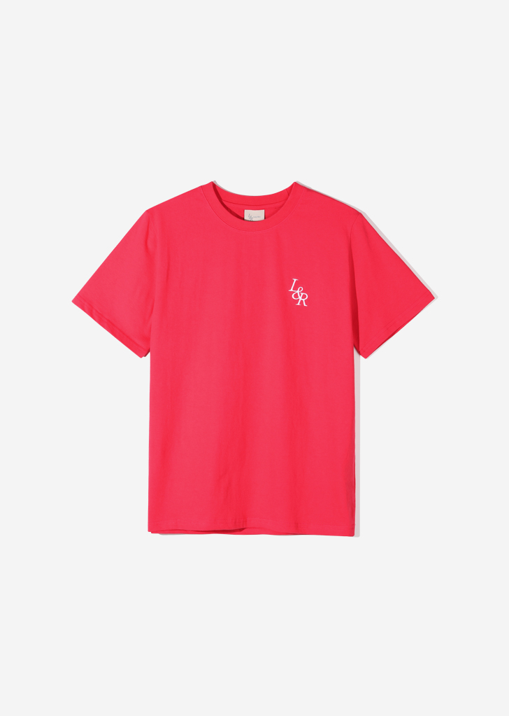 Signature Logo Half-Sleeve T-shirt [Red]