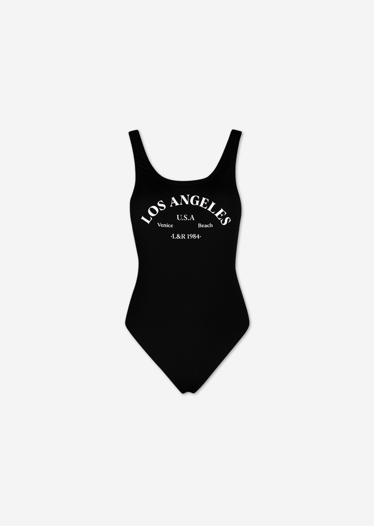 Lossy Los Angeles monokini [Black]