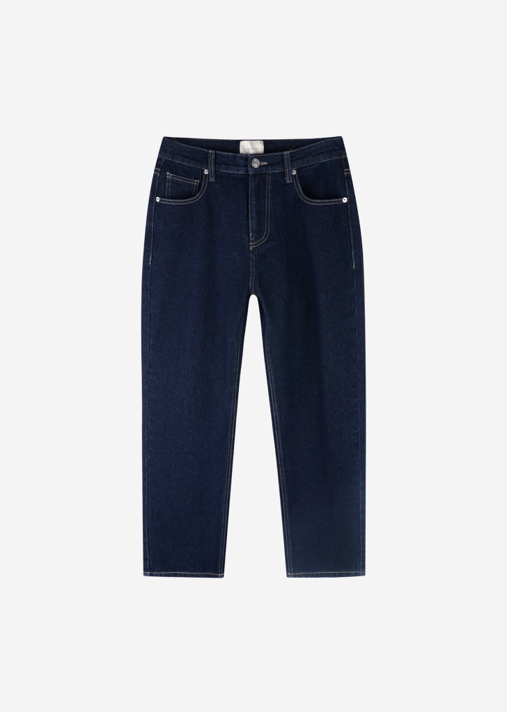 Lossy Row boy-fit denim pants [Normal Blue]