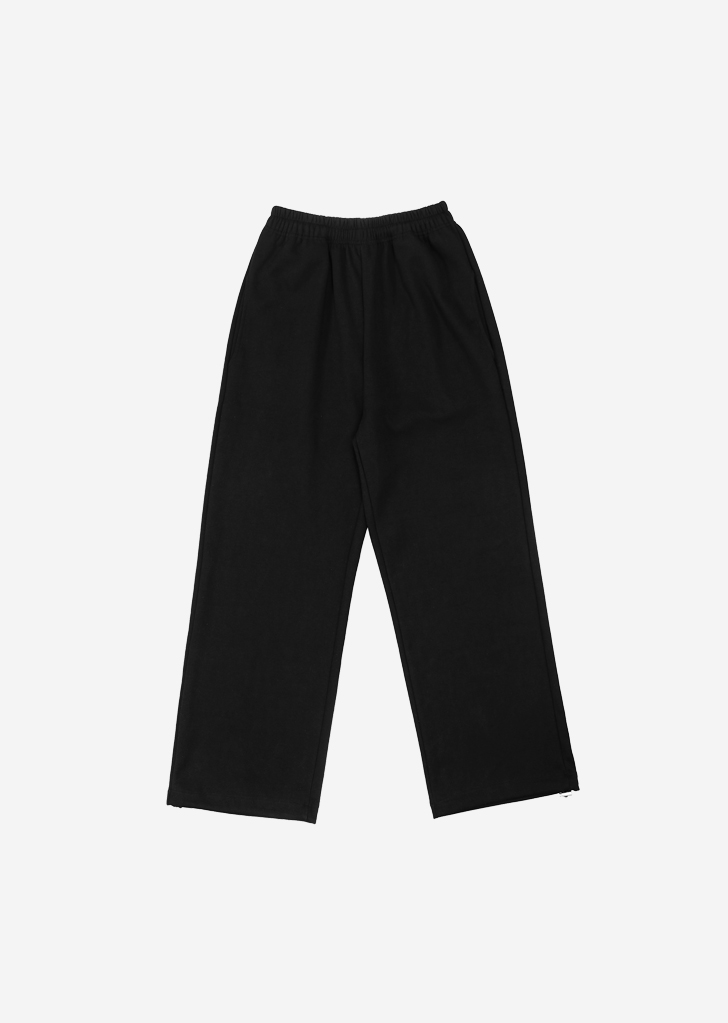 Cotton String Sweatpants [Black]