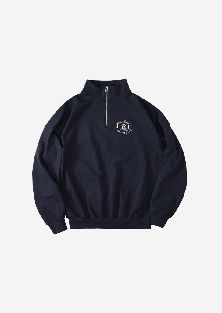 L.R.C Half zip-up sweatshirt [Navy]