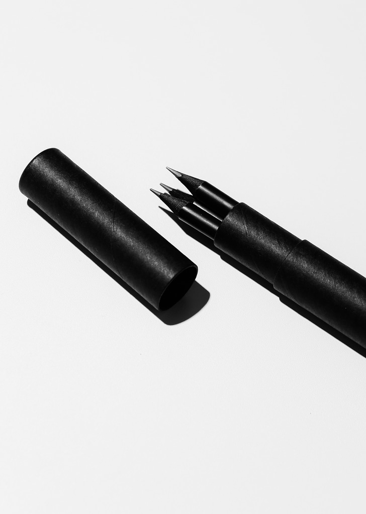 Lossy Row Signature Pencil 3-Pack [Black]
