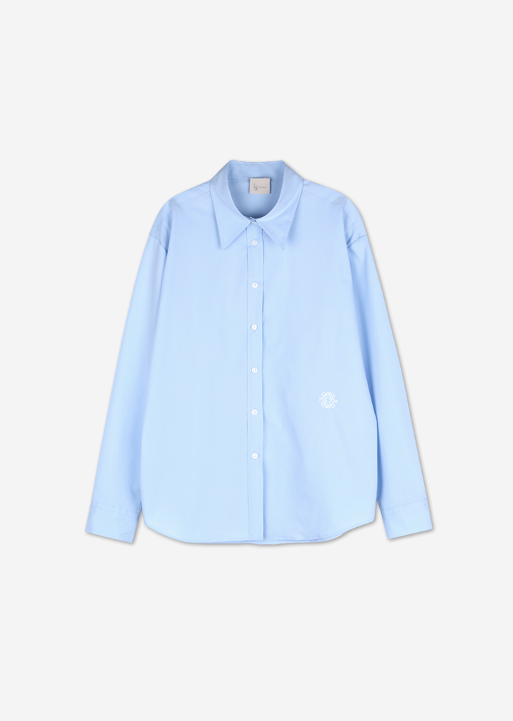 lossy Symbol Accent Shirt [Sky Blue]