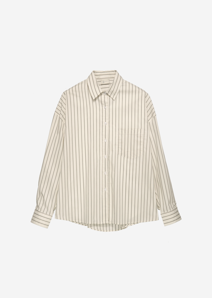 Wide Harry Stripe Shirt Light [Beige]
